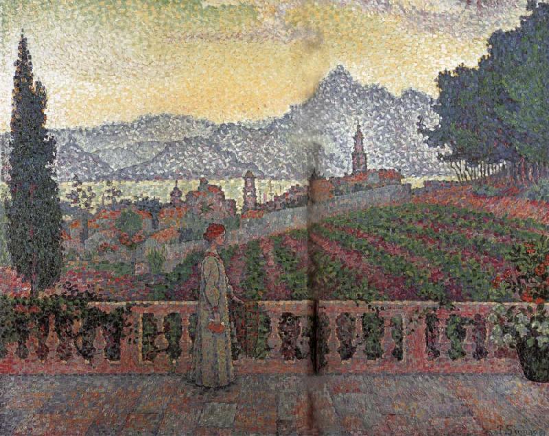 Paul Signac Flat Roof oil painting picture
